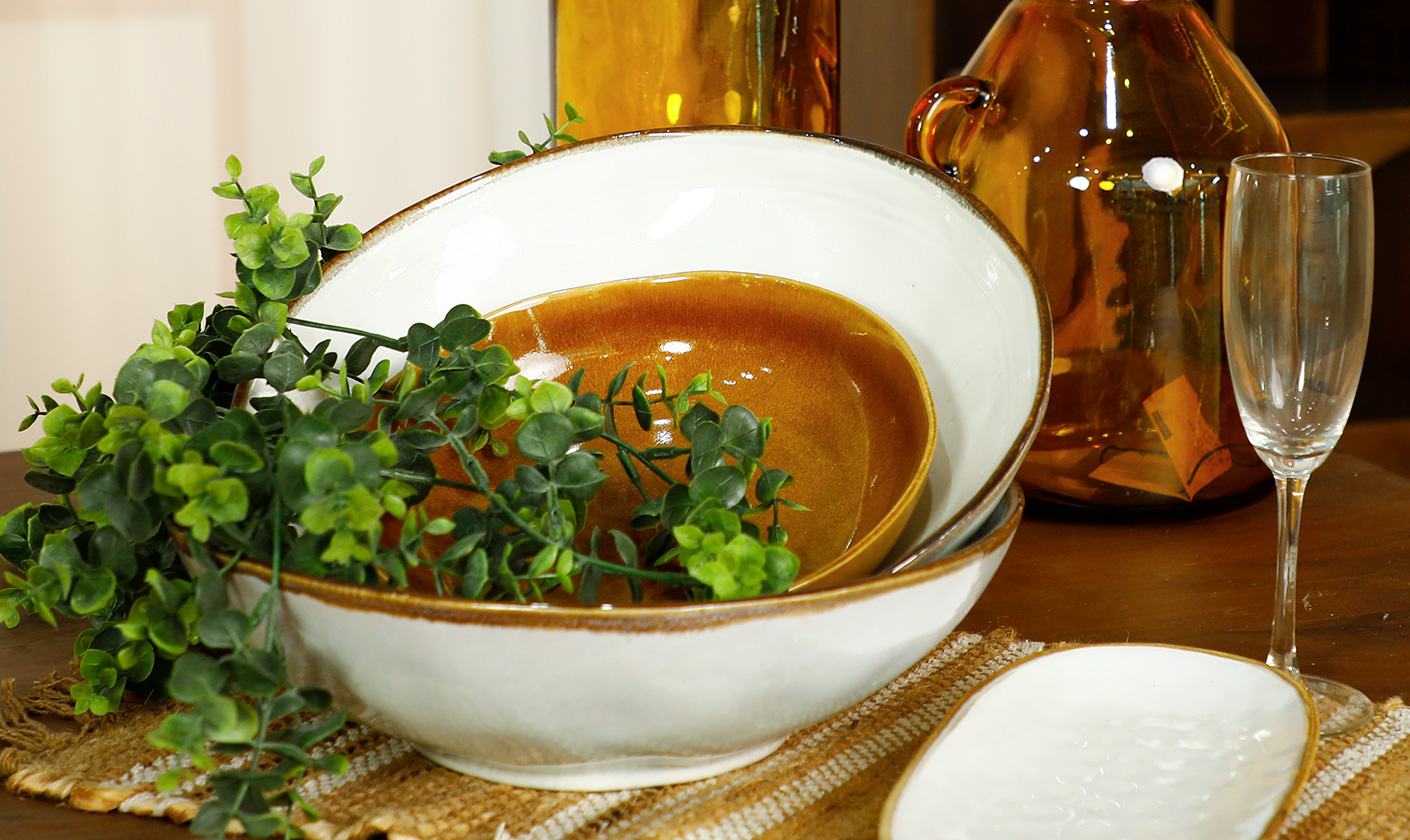 Chic plates perfect for serving your meals with elegance and flair.